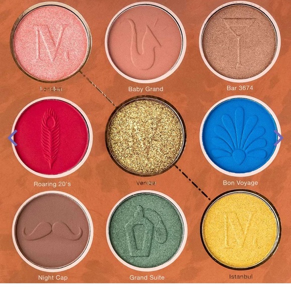 Nomad Venice-Simplon Express Carry-On Eyeshadow Palette - Picture 3 of 9